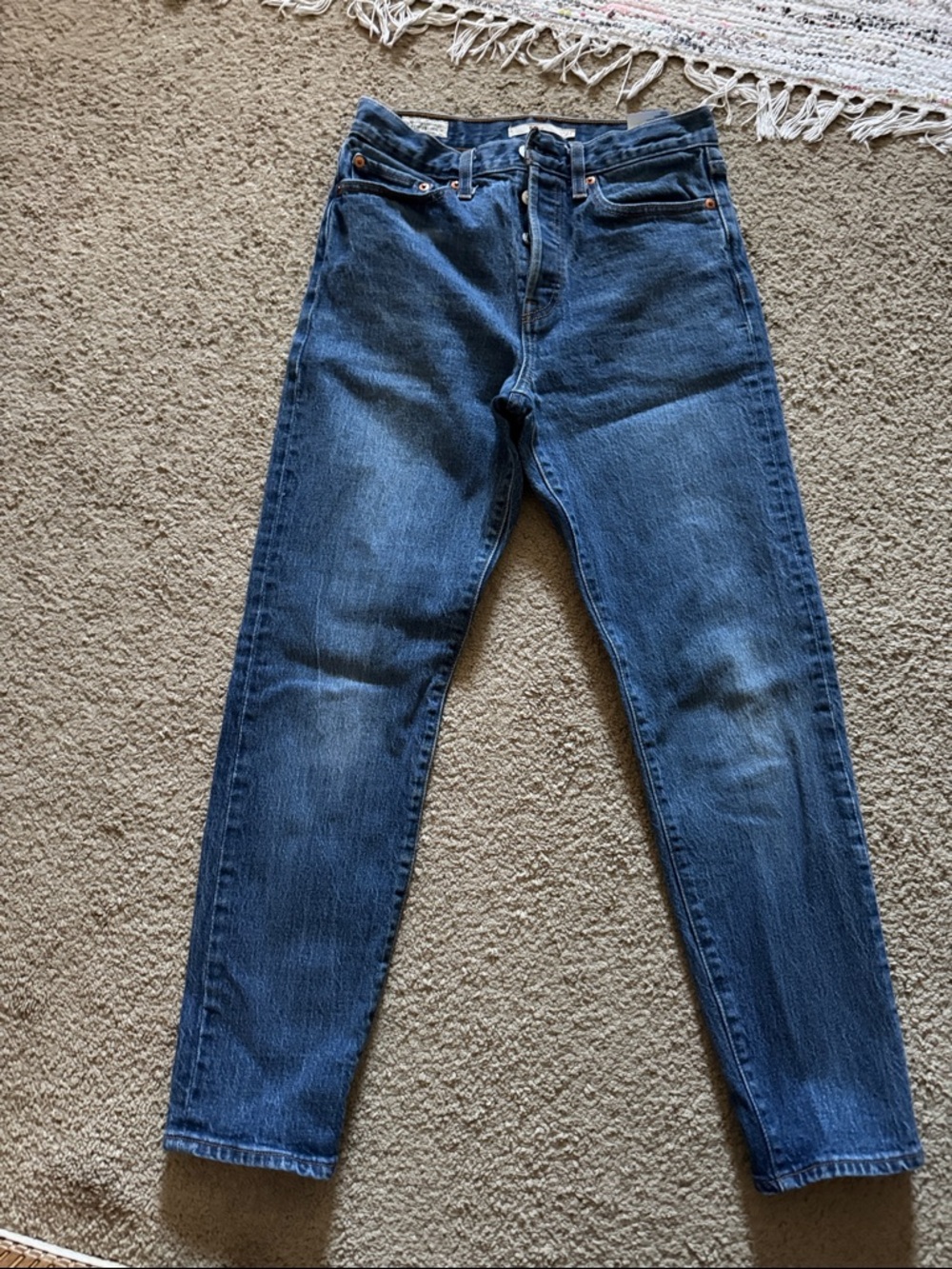 Levi's Women's Wedgie Straight Jeans - Blue Denim